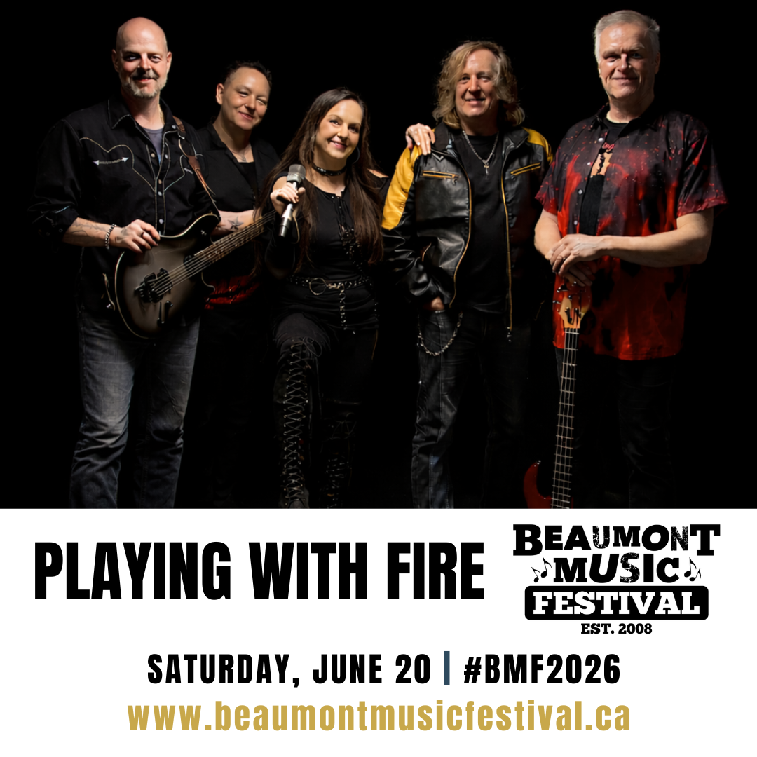 Playing With Fire POST Canadian band RadioActive 2025 Beaumont Music Festival